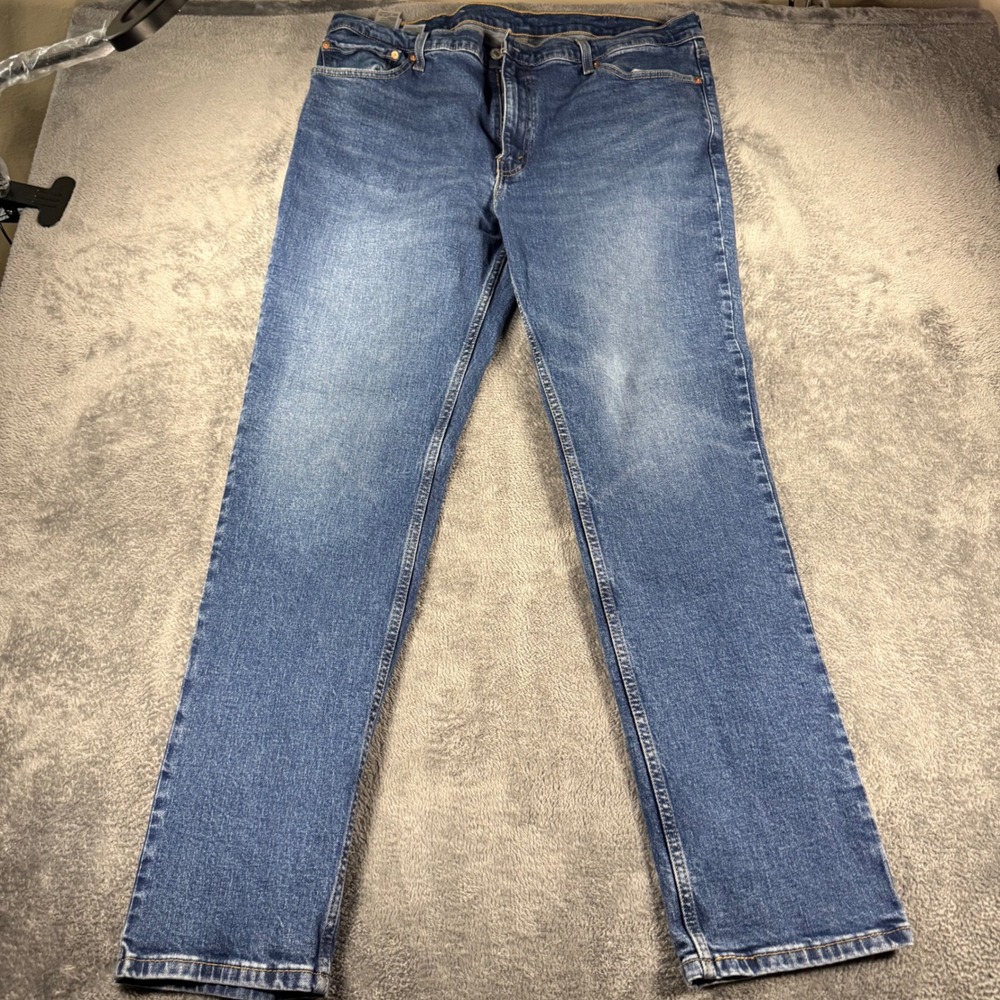 Levis 511 Slim Fit Jeans Mens 40x32 Medium Wash Blue Denim Pants 04511-5182